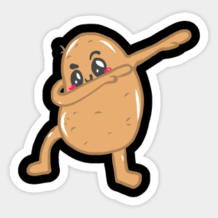 Dancing Steppes Skirting Beaten Dances Potato Sticker